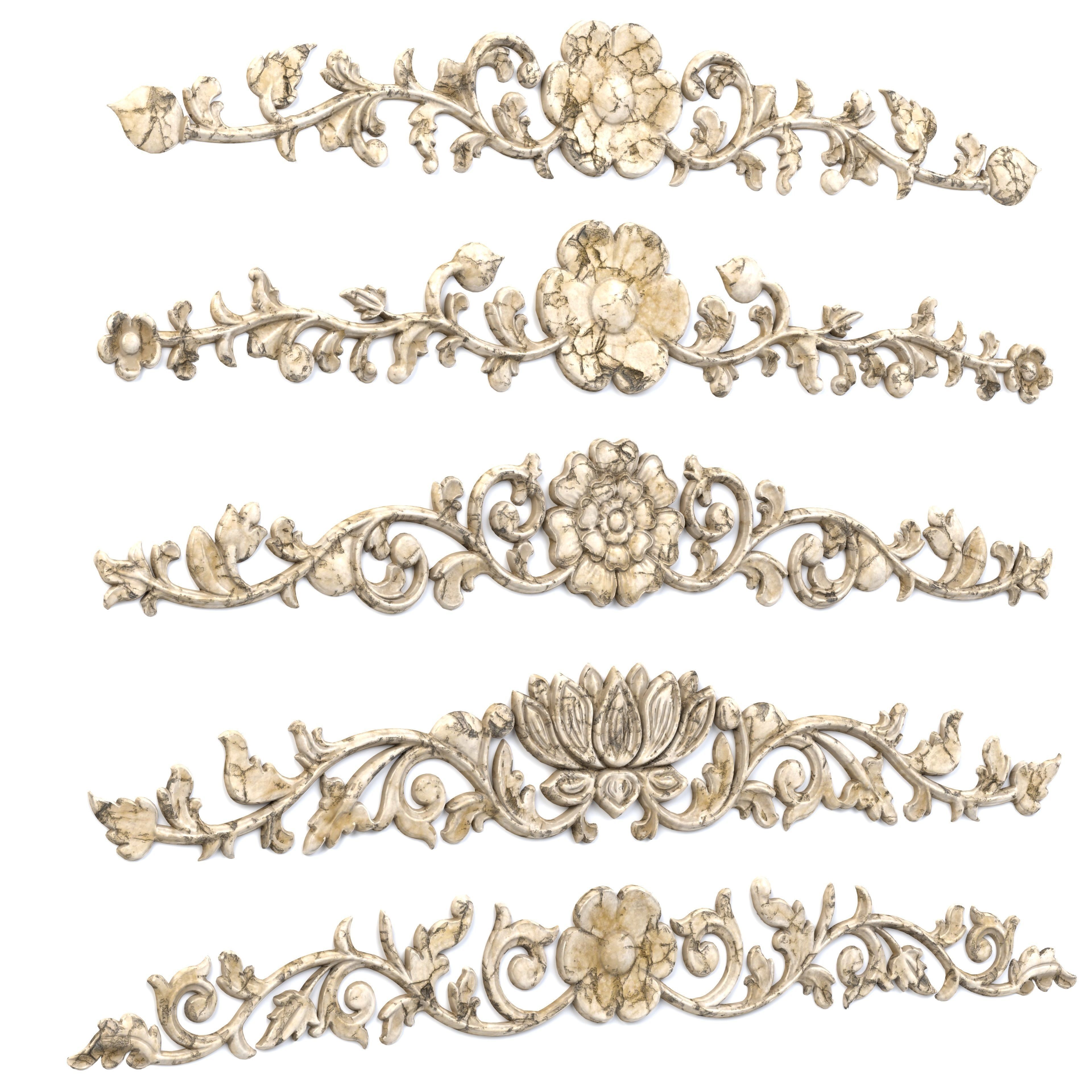 21 Ornaments Pack Vol 02 3D Model Collection_2
