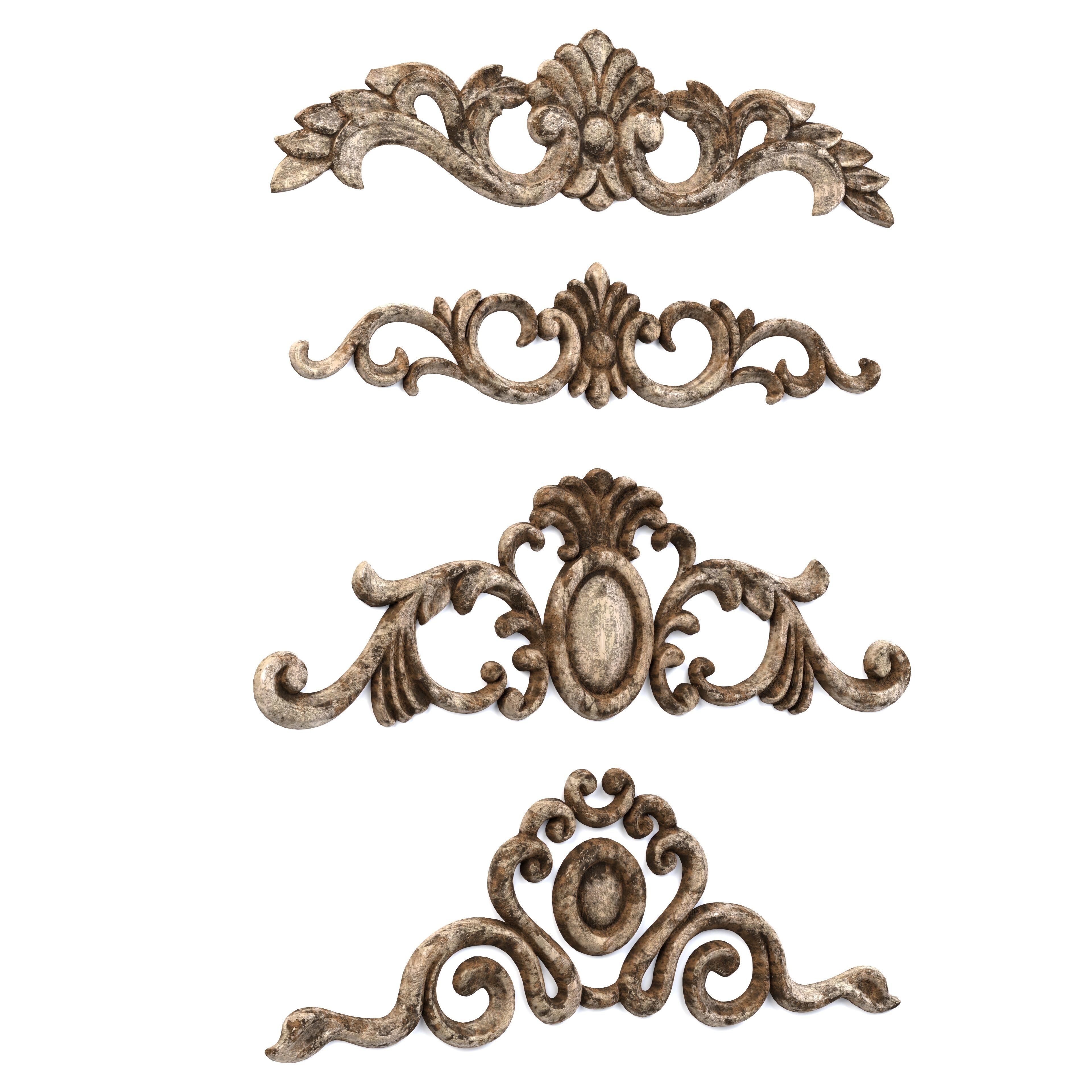 21 Ornaments Pack Vol 02 3D Model Collection_16