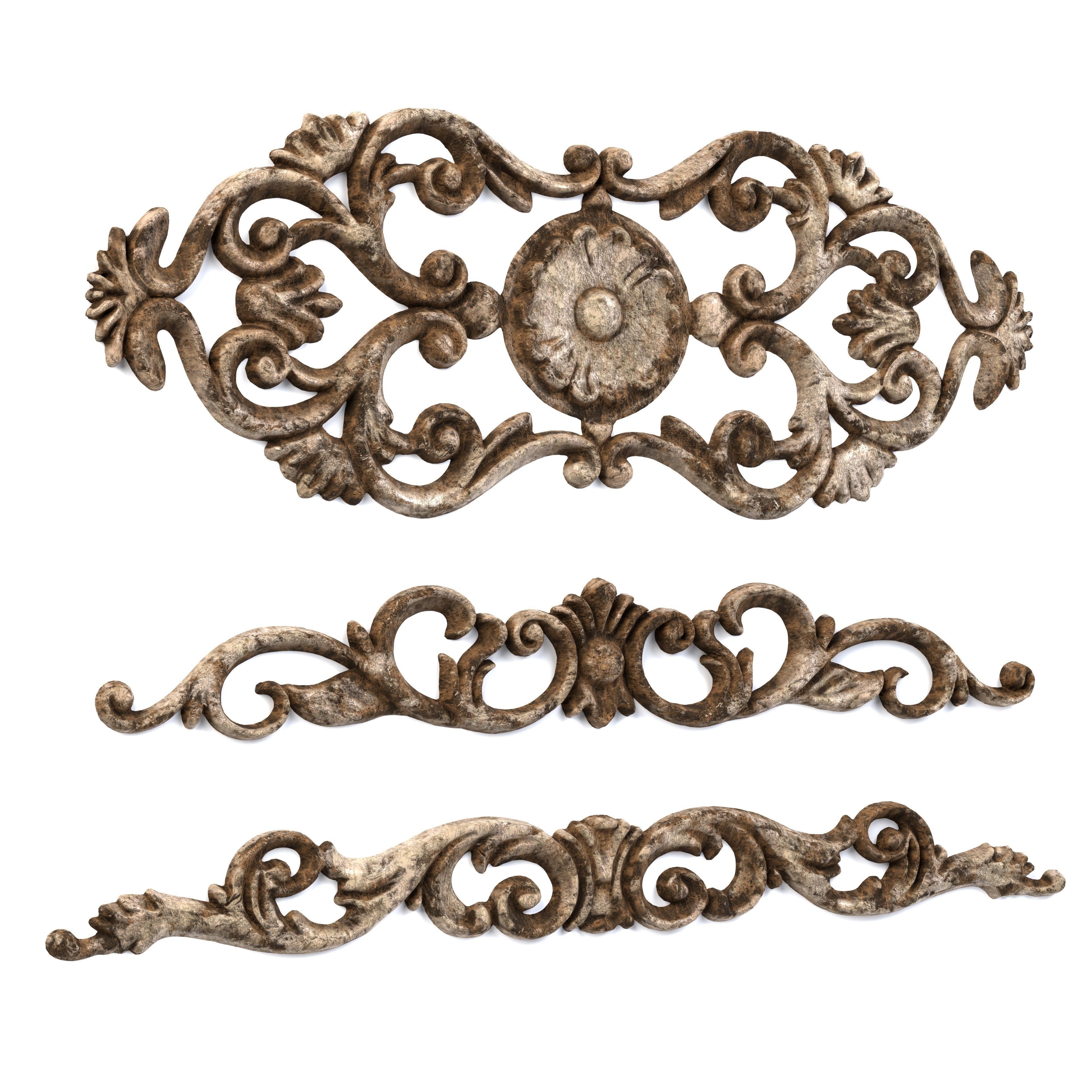 21 Ornaments Pack Vol 02 3D Model Collection_20