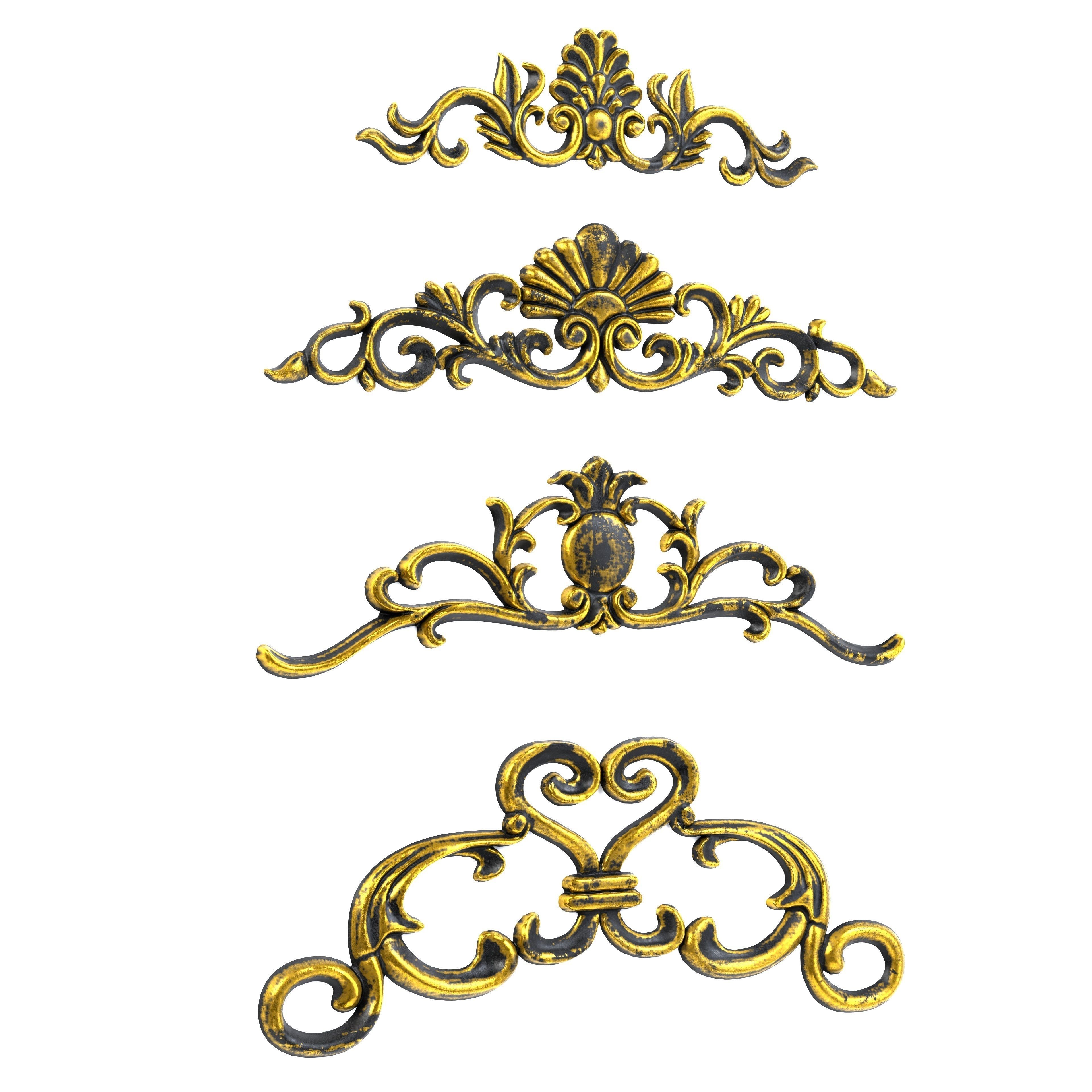 21 Ornaments Pack Vol 02 3D Model Collection_9