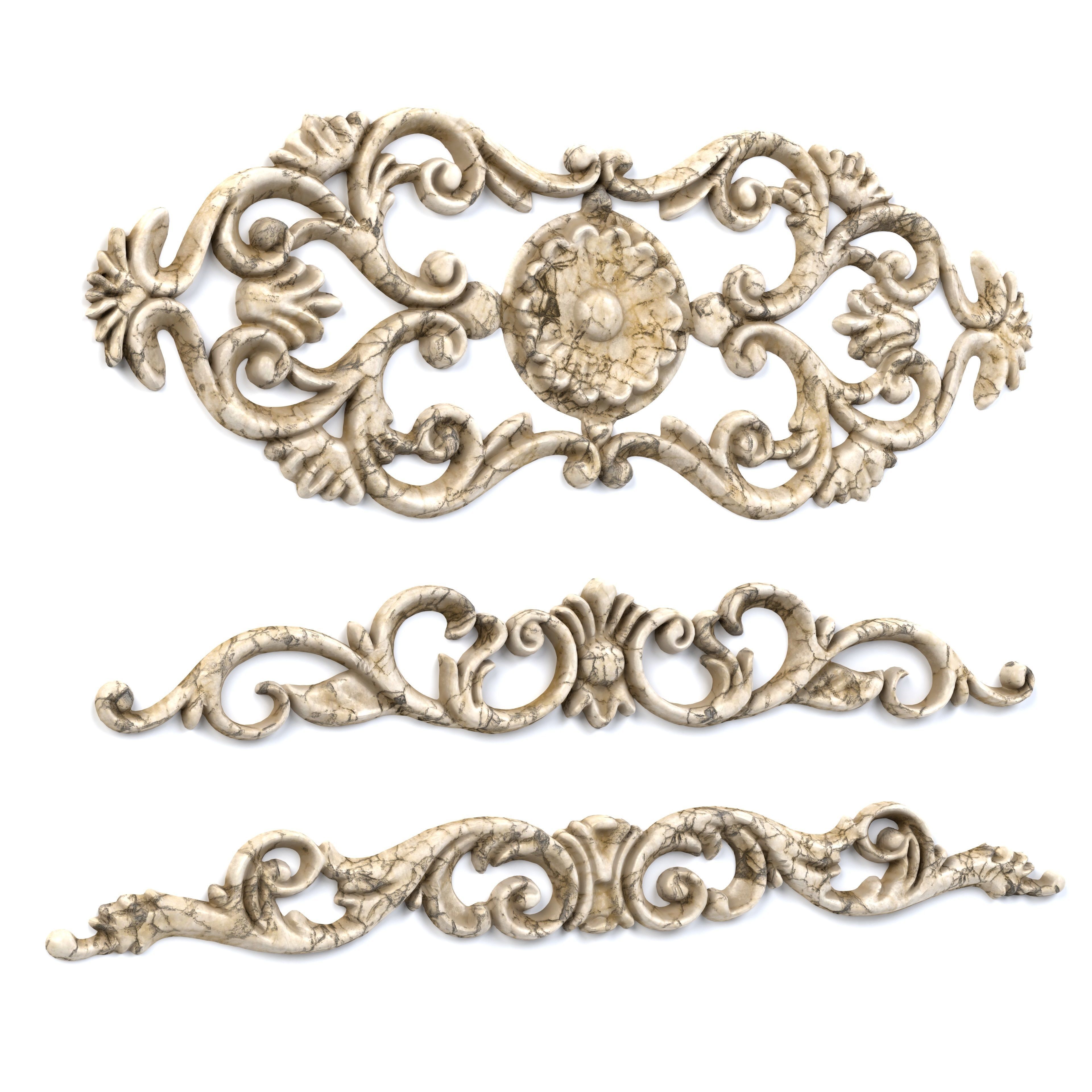 21 Ornaments Pack Vol 02 3D Model Collection_18