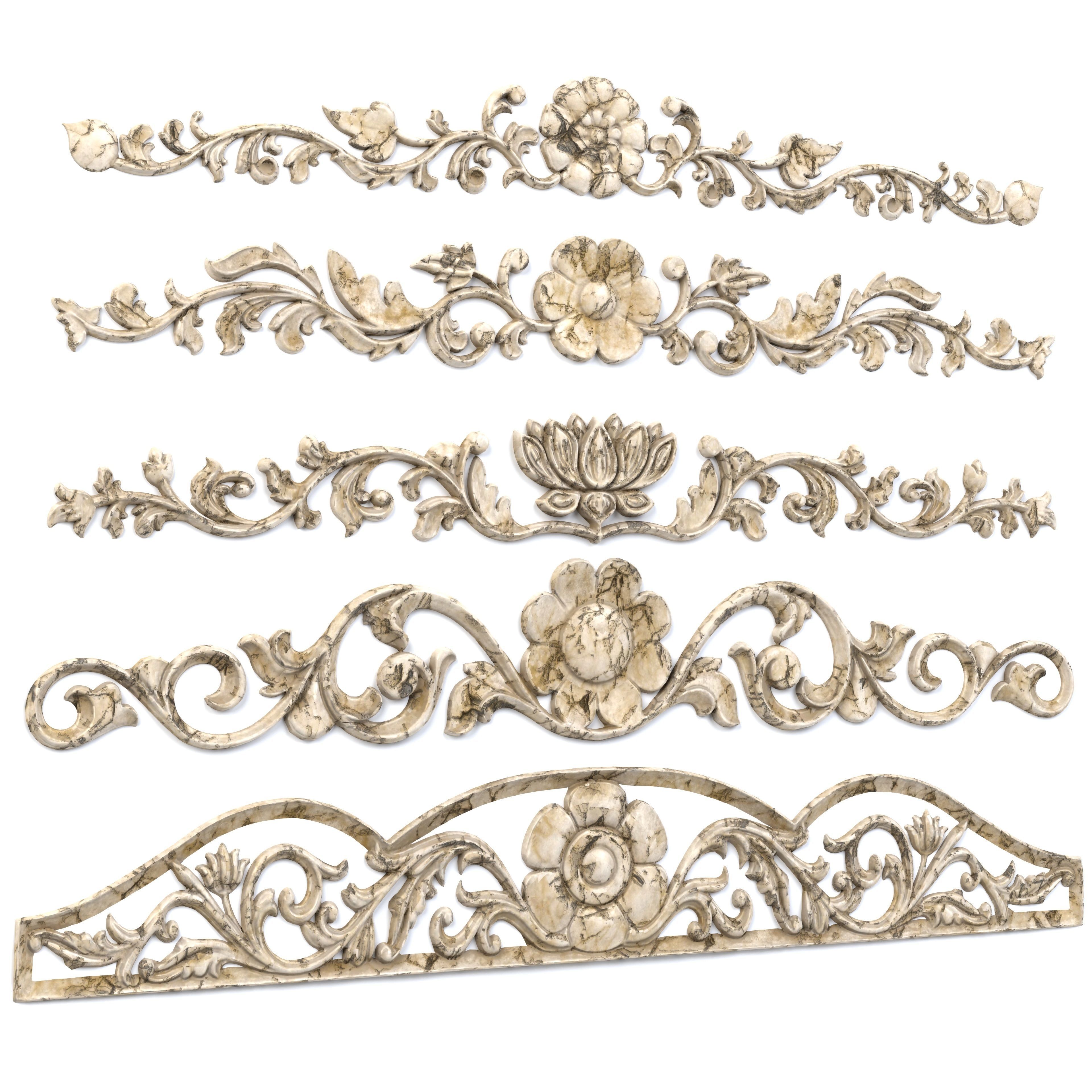 21 Ornaments Pack Vol 02 3D Model Collection_6