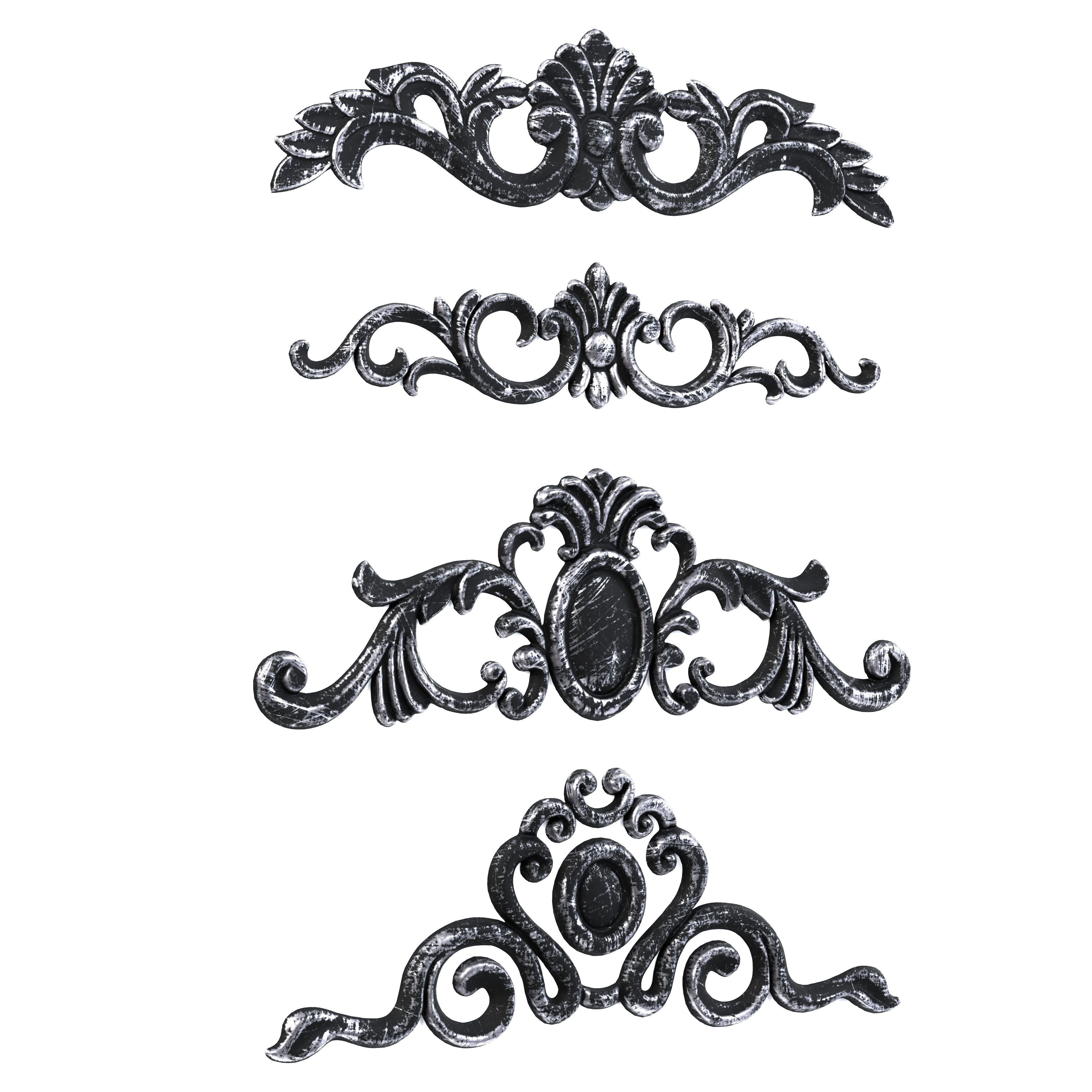 21 Ornaments Pack Vol 02 3D Model Collection_15