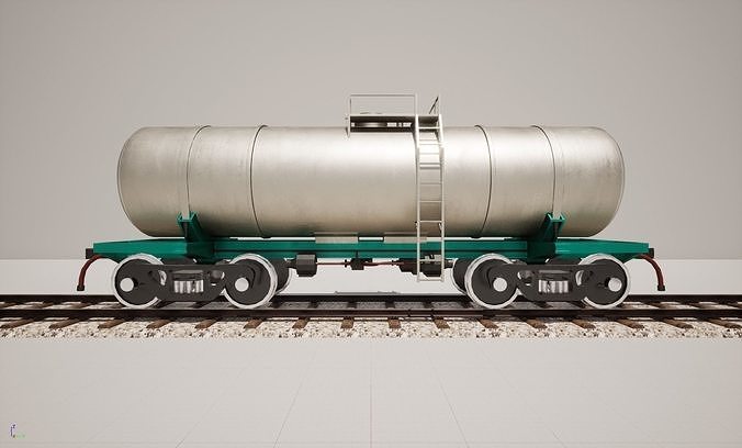 Animated game-ready TankcarV3 Low-poly 3D model 5