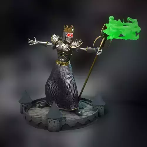 Heroes 3 Power Lich of Necropolis Model for 3D printing