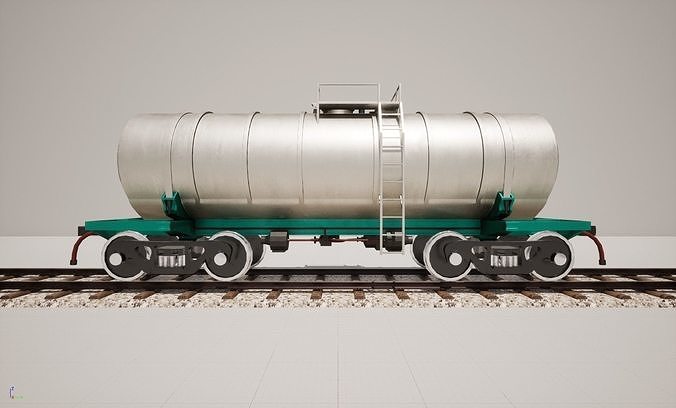 Animated game-ready TankcarV5 Low-poly 3D model 4