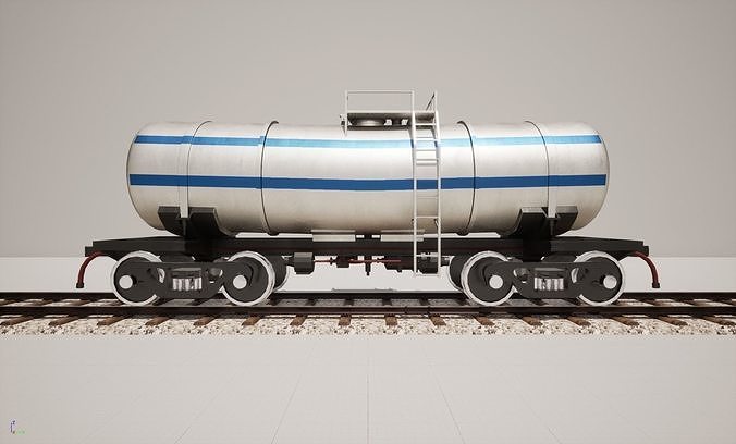 Animated game-ready TankcarV6 Low-poly 3D model 3