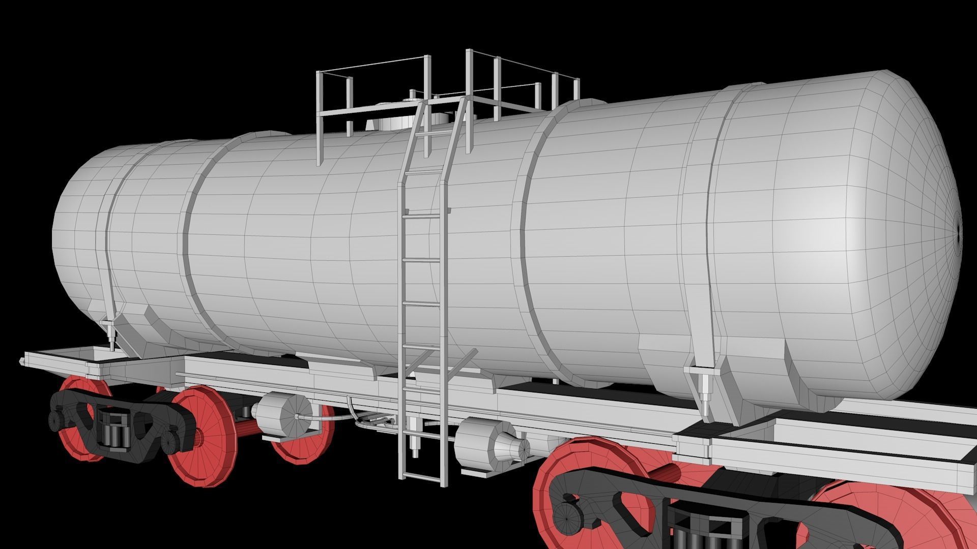 Animated game-ready TankcarV6 Low-poly 3D model_8