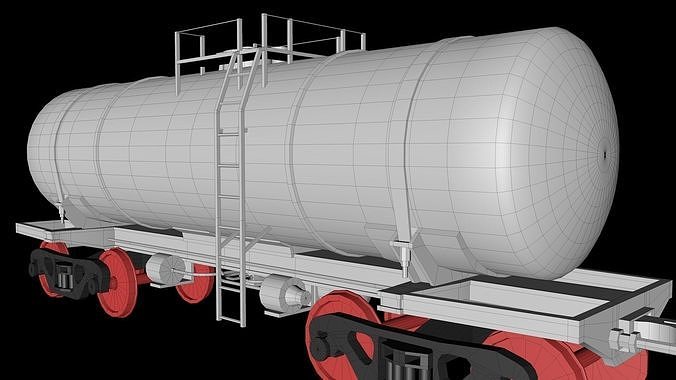 Animated game-ready TankcarV7 Low-poly 3D model 4