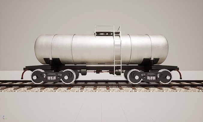 Animated game-ready TankcarV7 Low-poly 3D model 2