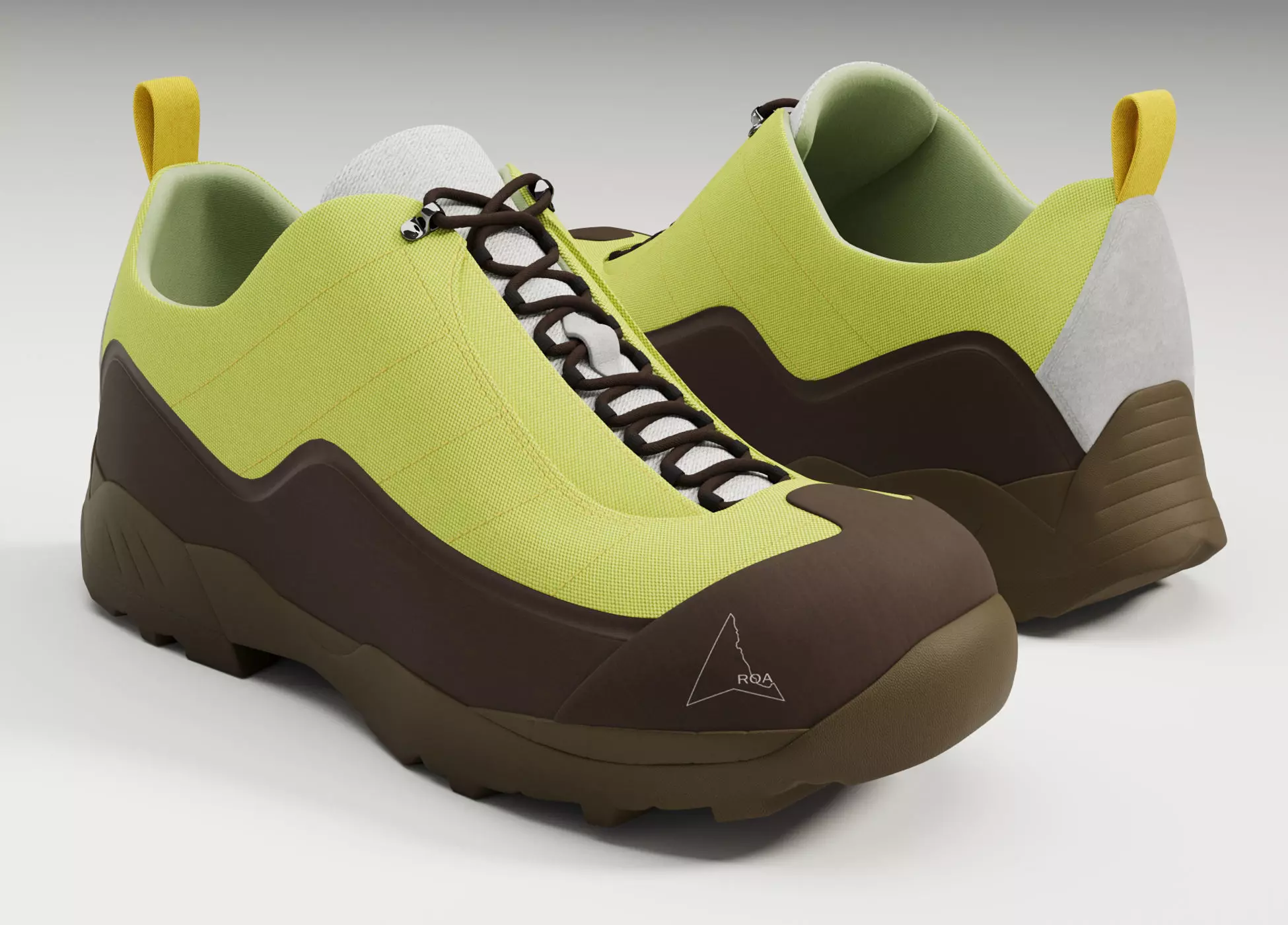 Sneakers Katharina ROA Green Low-poly 3D model