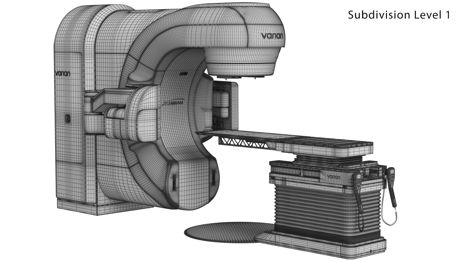Varian TrueBeam Radiotherapy System 3D model_19