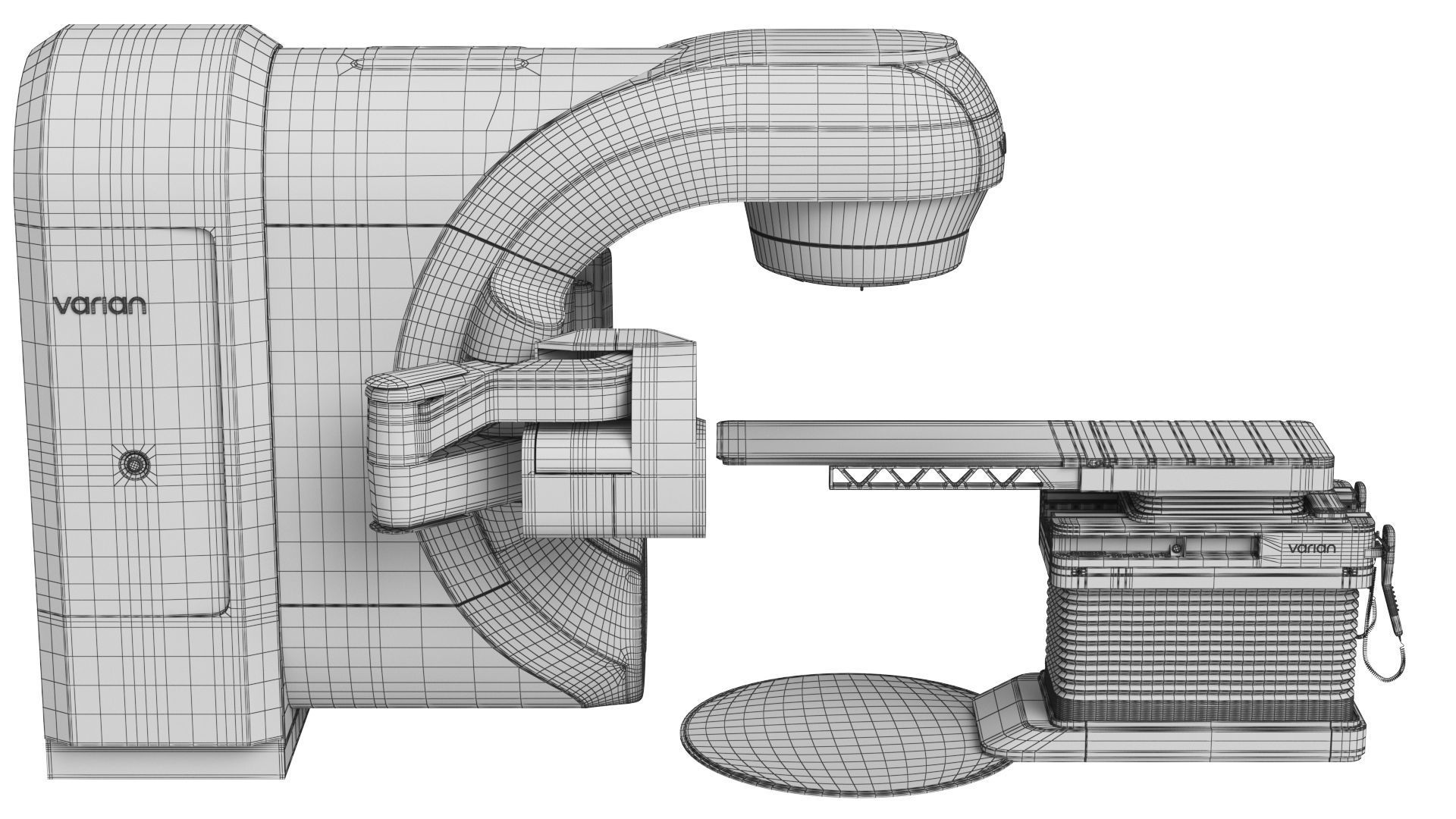 Varian TrueBeam Radiotherapy System 3D model_24