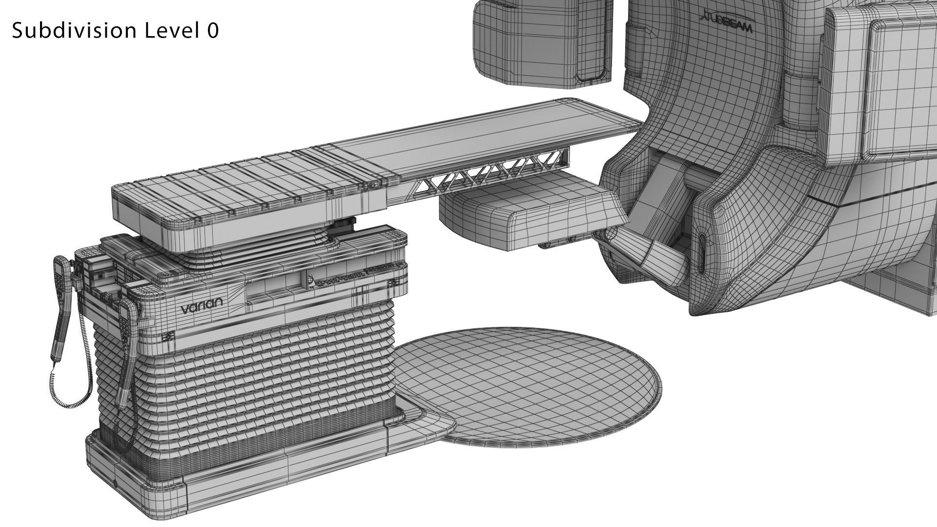 Varian TrueBeam Radiotherapy System 3D model_26