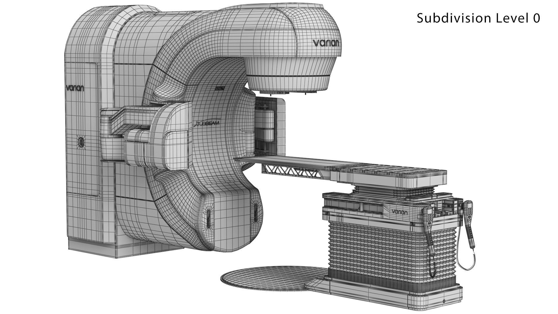 Varian TrueBeam Radiotherapy System 3D model_18