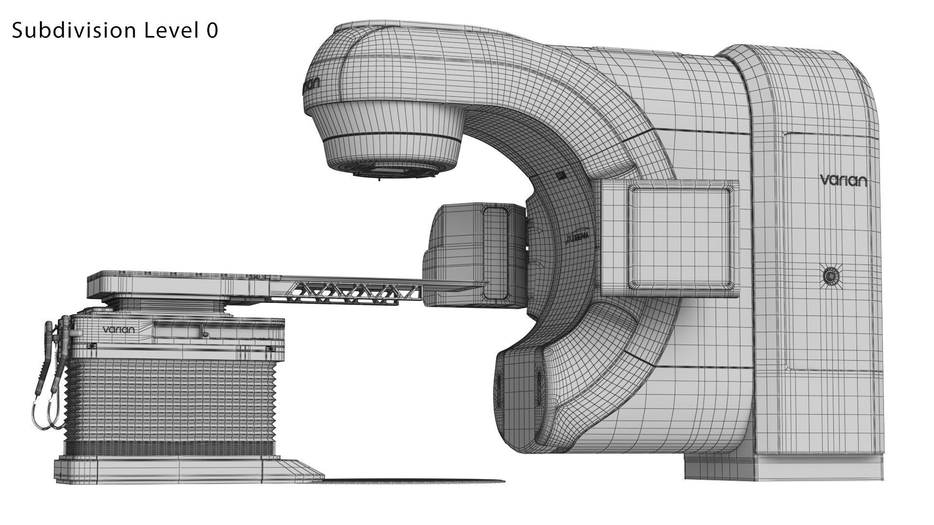 Varian TrueBeam Radiotherapy System 3D model_25