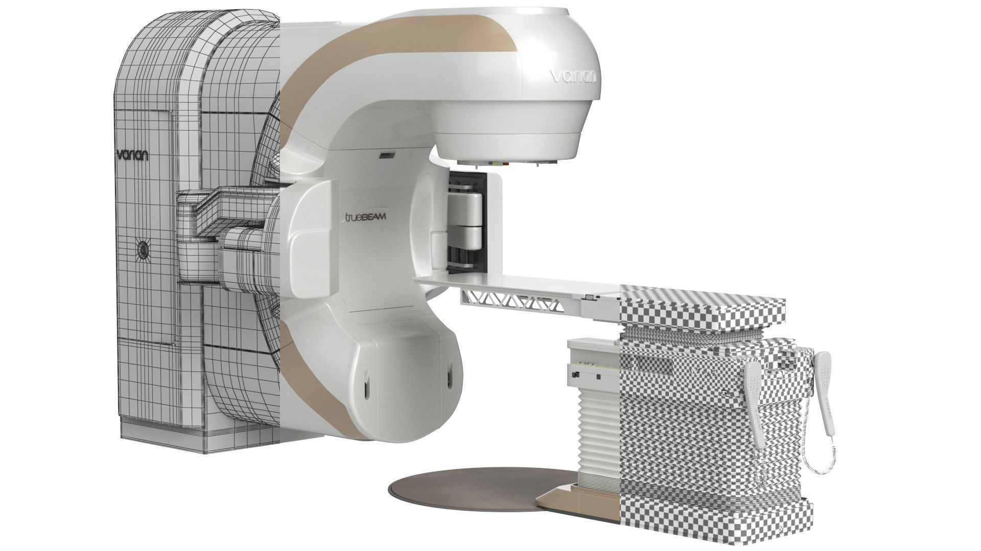 Varian TrueBeam Radiotherapy System 3D model_16
