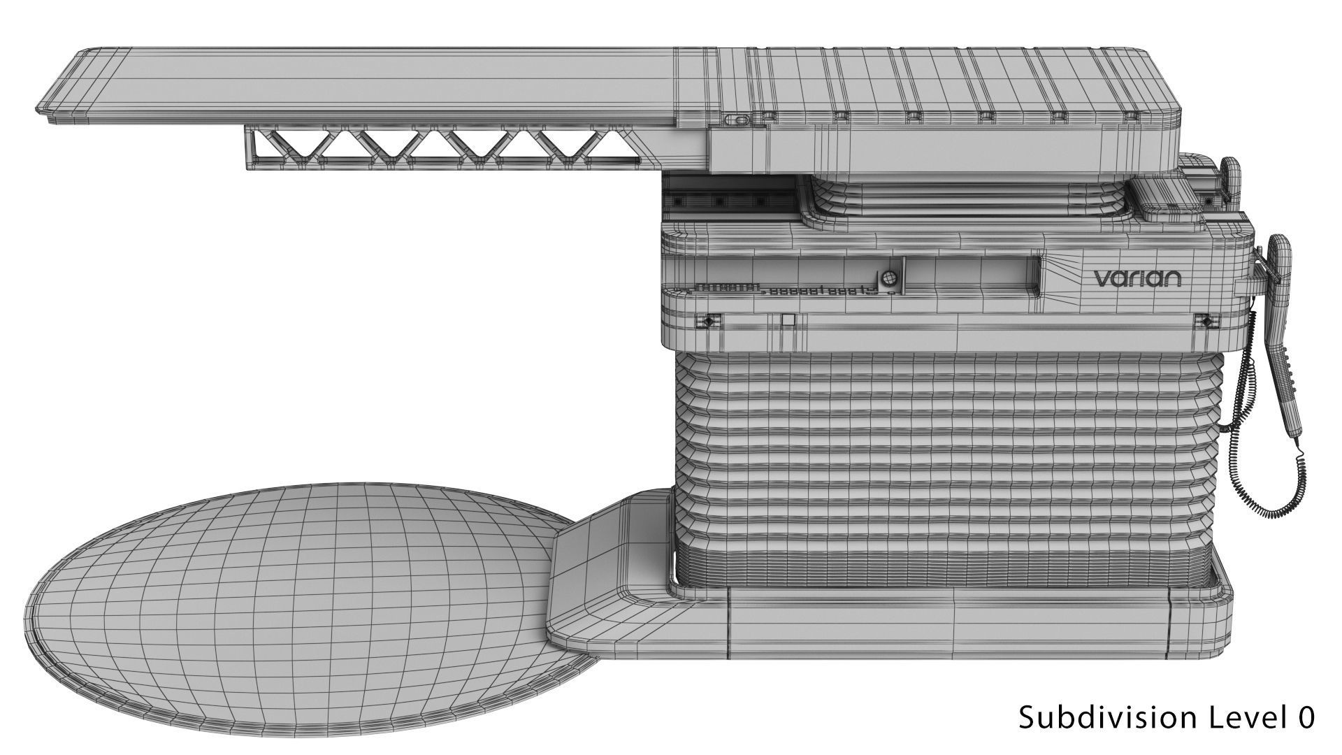 Varian TrueBeam Radiotherapy System 3D model_28