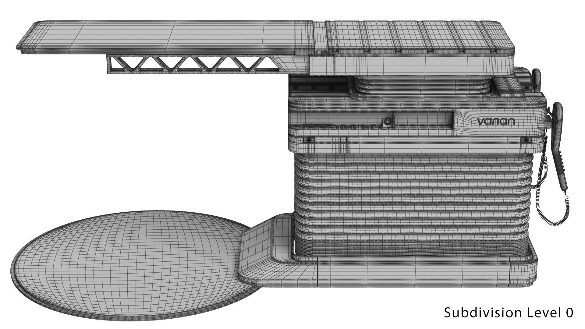 Varian TrueBeam Radiotherapy System 3D model_29