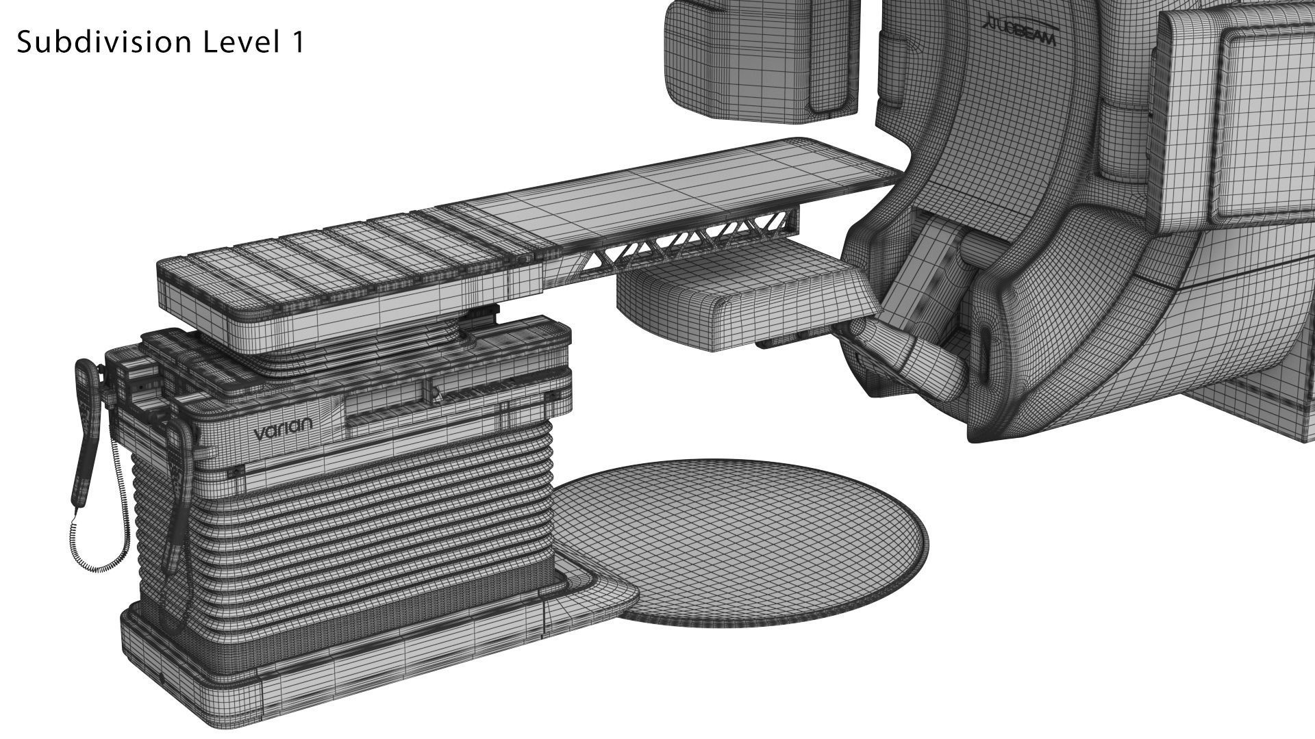 Varian TrueBeam Radiotherapy System 3D model_27