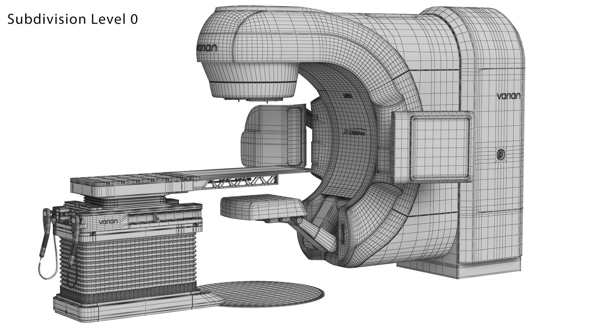 Varian TrueBeam Radiotherapy System 3D model_20