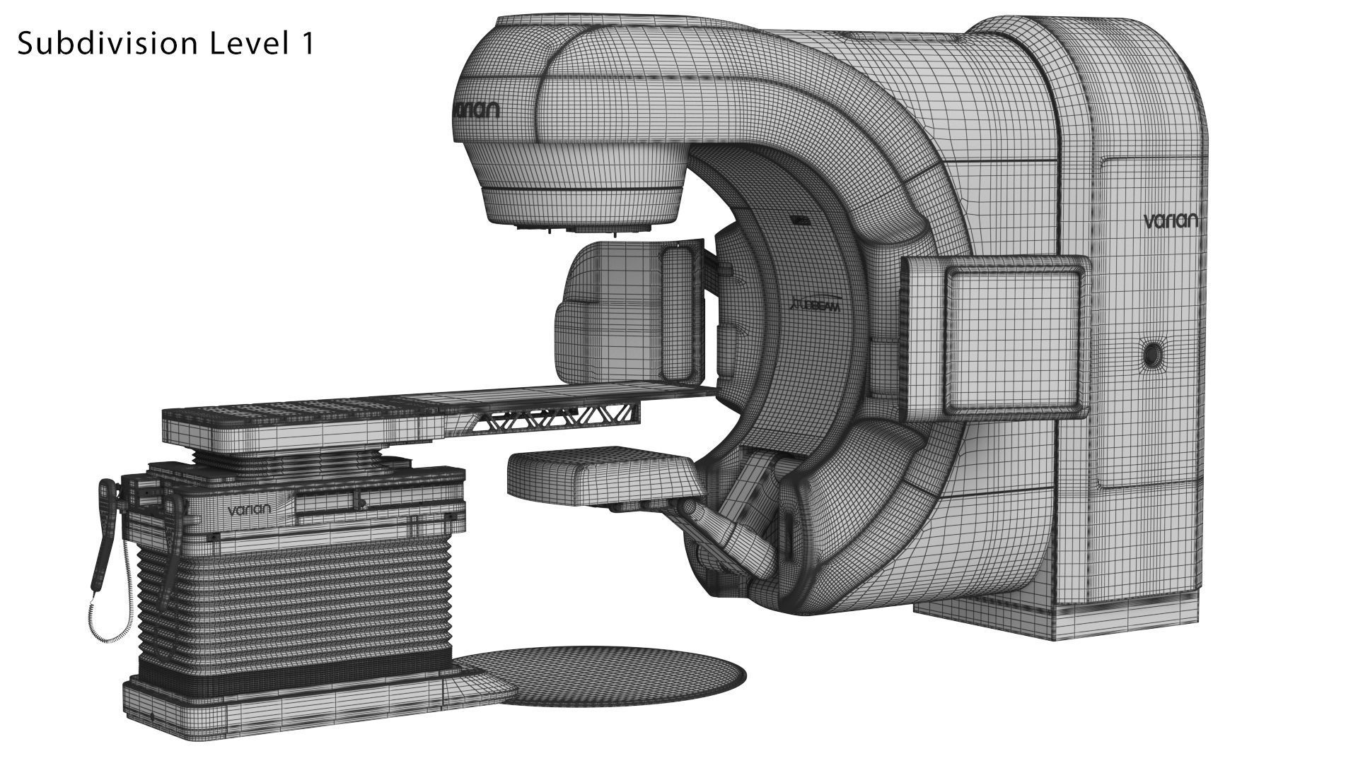 Varian TrueBeam Radiotherapy System 3D model_22