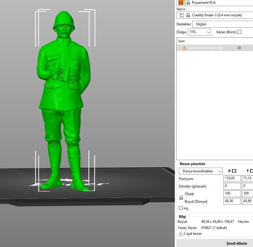 Mustafa Kemal Ataturk Free 3D print model_17