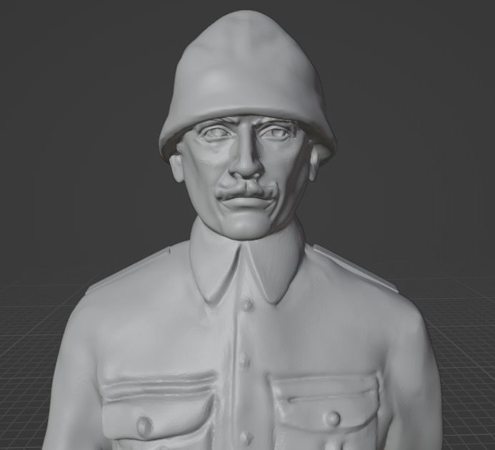Mustafa Kemal Ataturk Free 3D print model_3