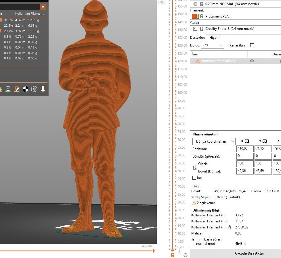 Mustafa Kemal Ataturk Free 3D print model_18