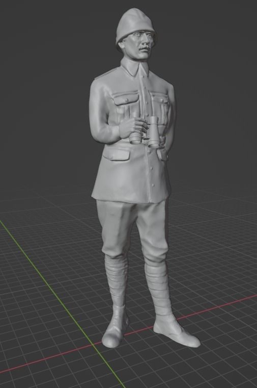 Mustafa Kemal Ataturk Free 3D print model_19