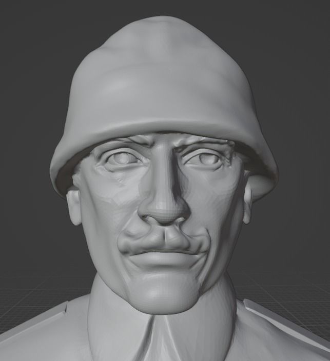 Mustafa Kemal Ataturk Free 3D print model_7