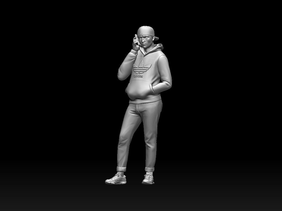 YOUNG MAN 3D print model_7