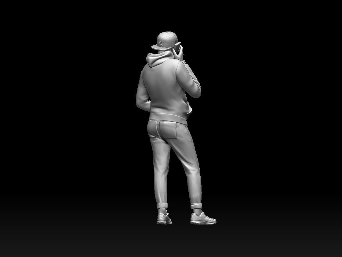 YOUNG MAN 3D print model_3