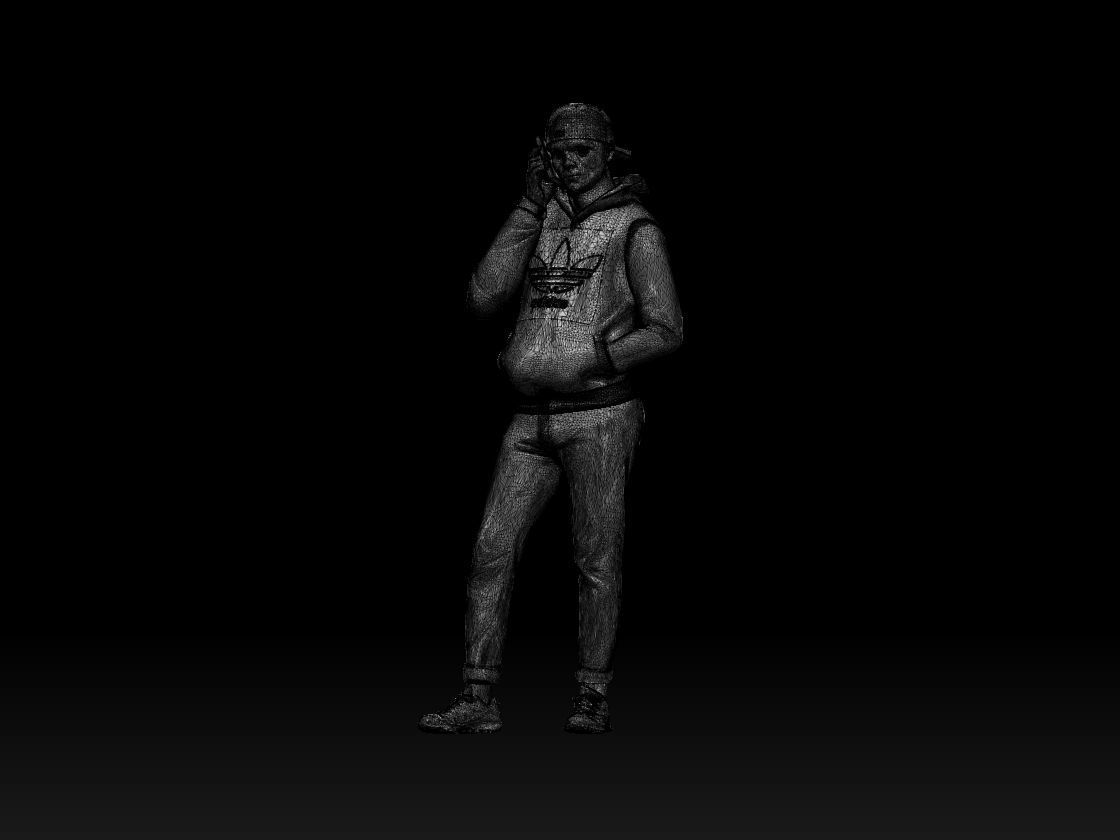 YOUNG MAN 3D print model_6