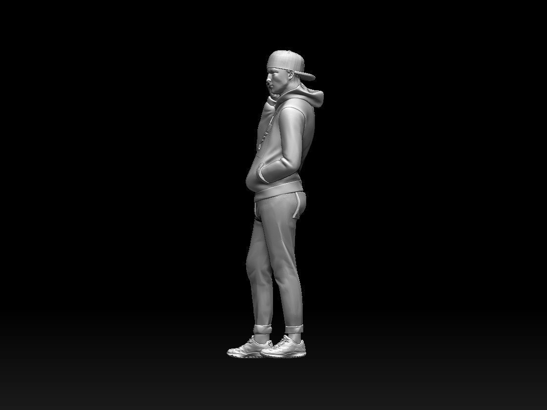 YOUNG MAN 3D print model_4