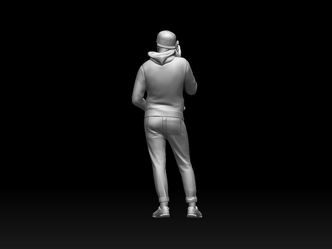 YOUNG MAN 3D print model_2