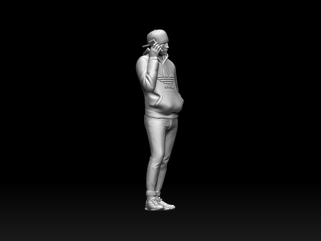 YOUNG MAN 3D print model_5