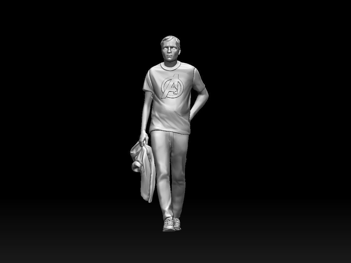 YOUNG MAN 3D print model_13