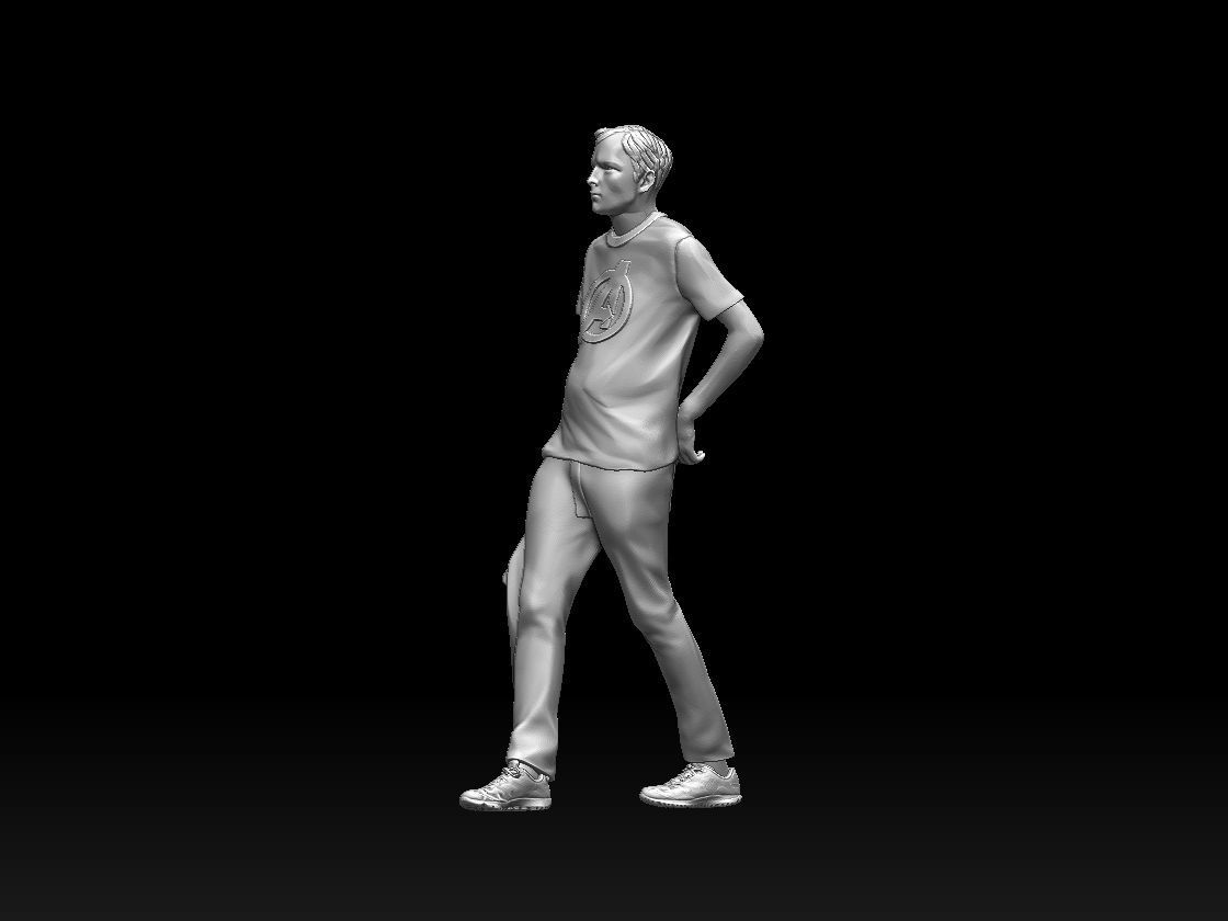 YOUNG MAN 3D print model_10