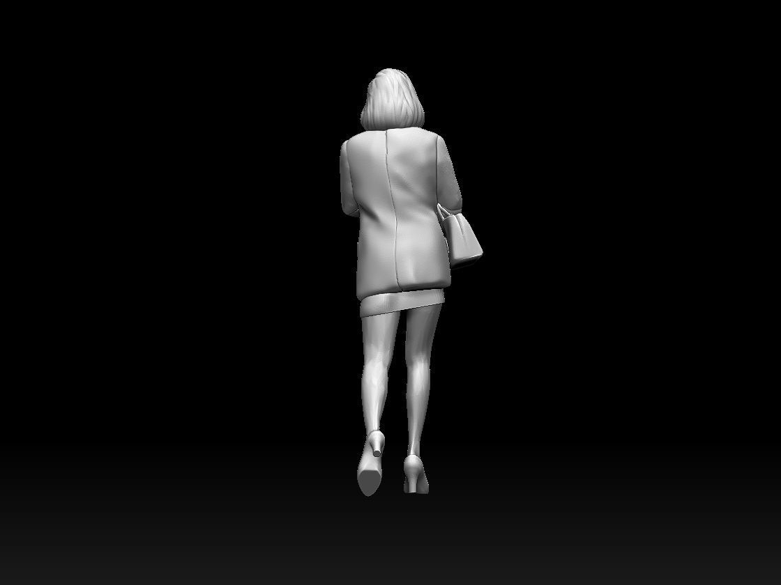 YOUNG WOMAN 3D print model_4