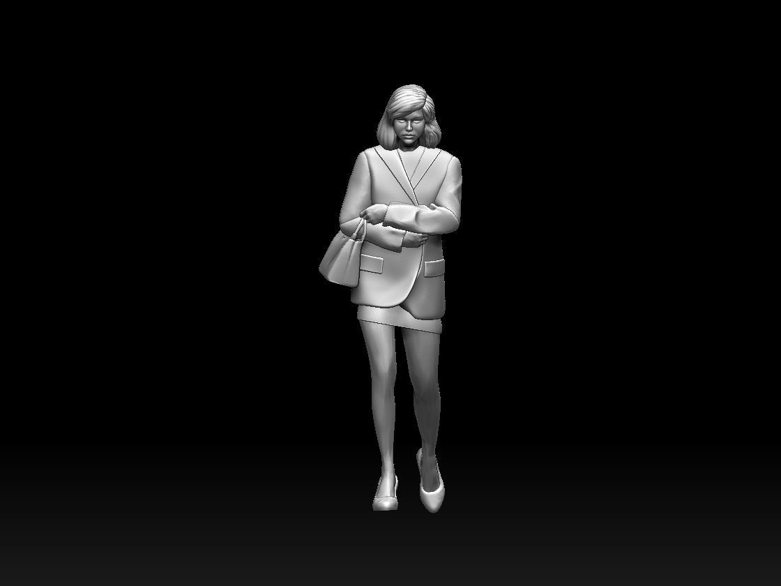 YOUNG WOMAN 3D print model_10