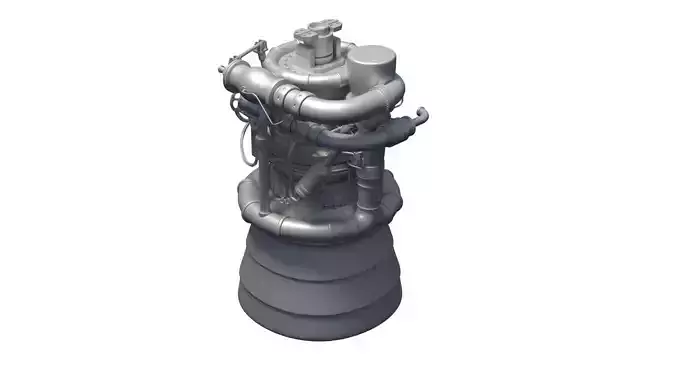 rocket engine Free 3D model