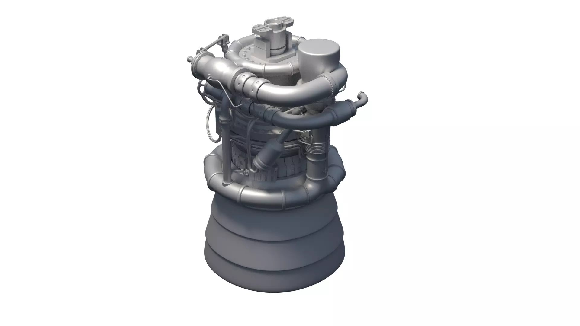 rocket engine Free 3D model