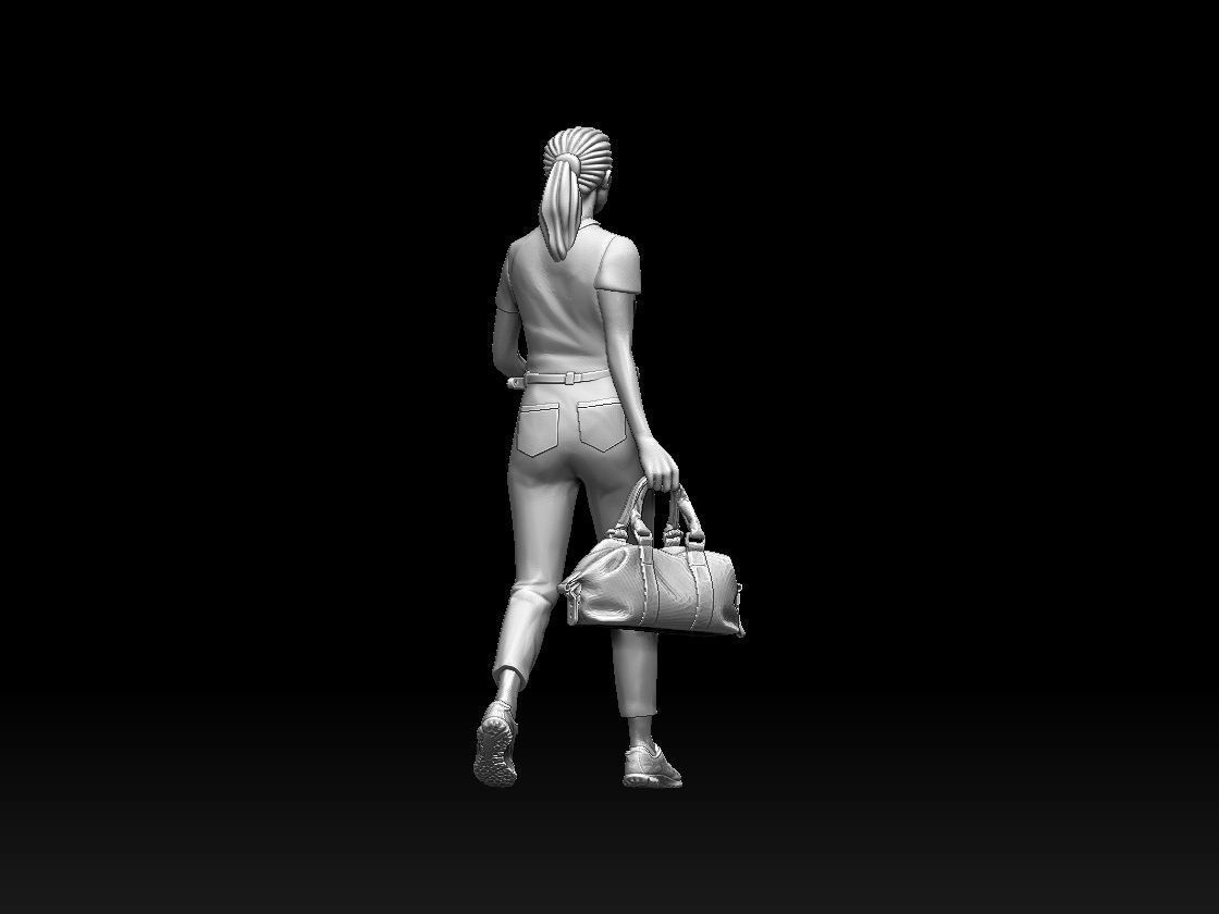 YOUNG WOMAN 3D print model_4