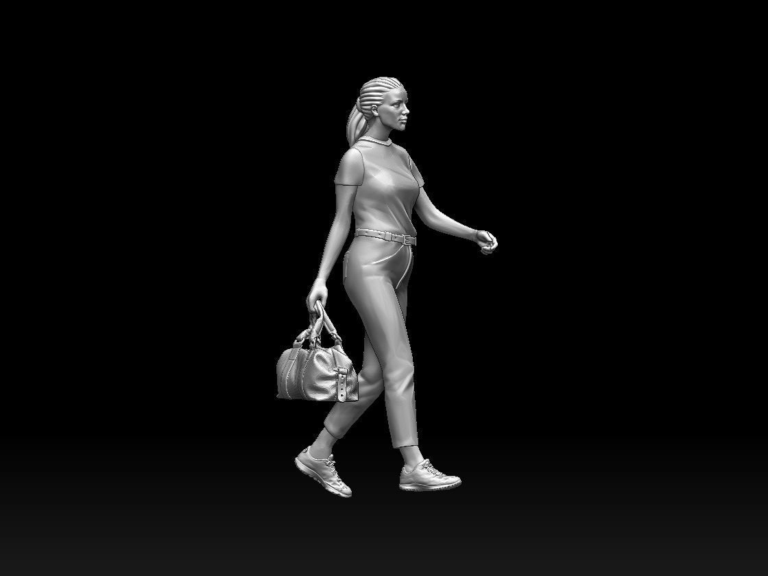 YOUNG WOMAN 3D print model_2