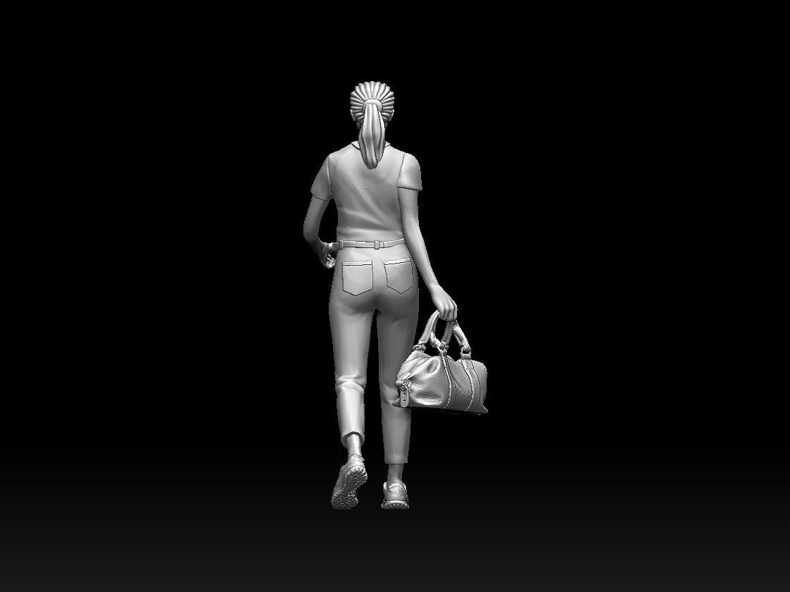 YOUNG WOMAN 3D print model_3