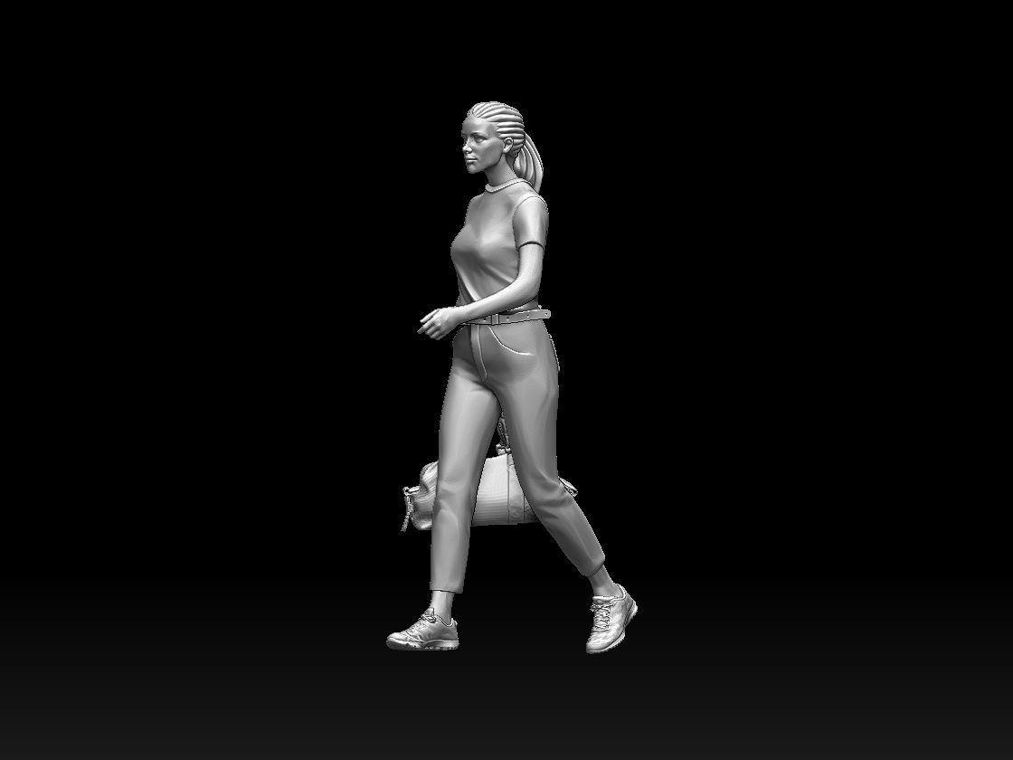 YOUNG WOMAN 3D print model_5