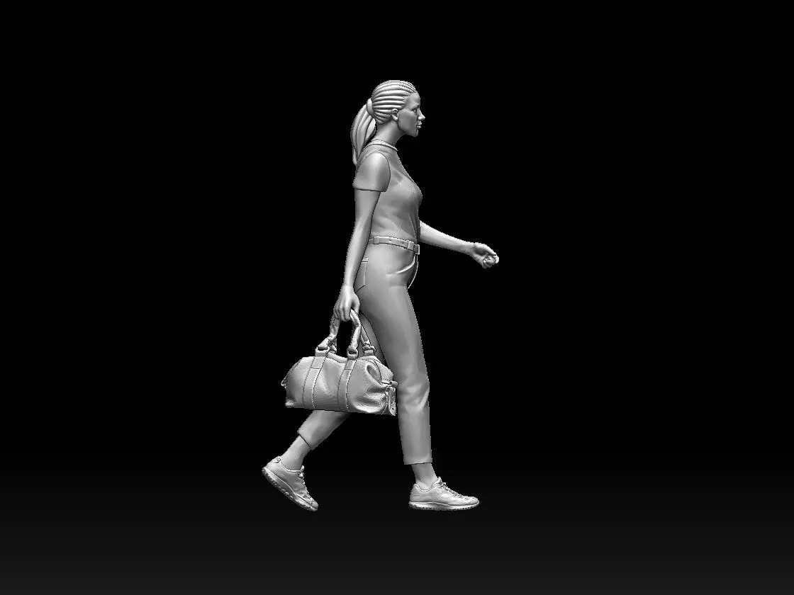 YOUNG WOMAN 3D print model_0