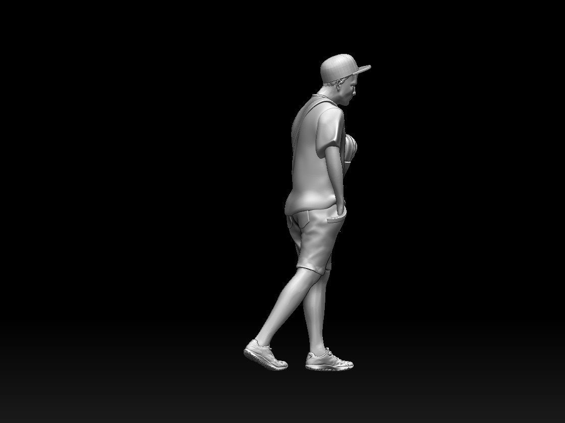 YOUNG MAN  3D print model_2