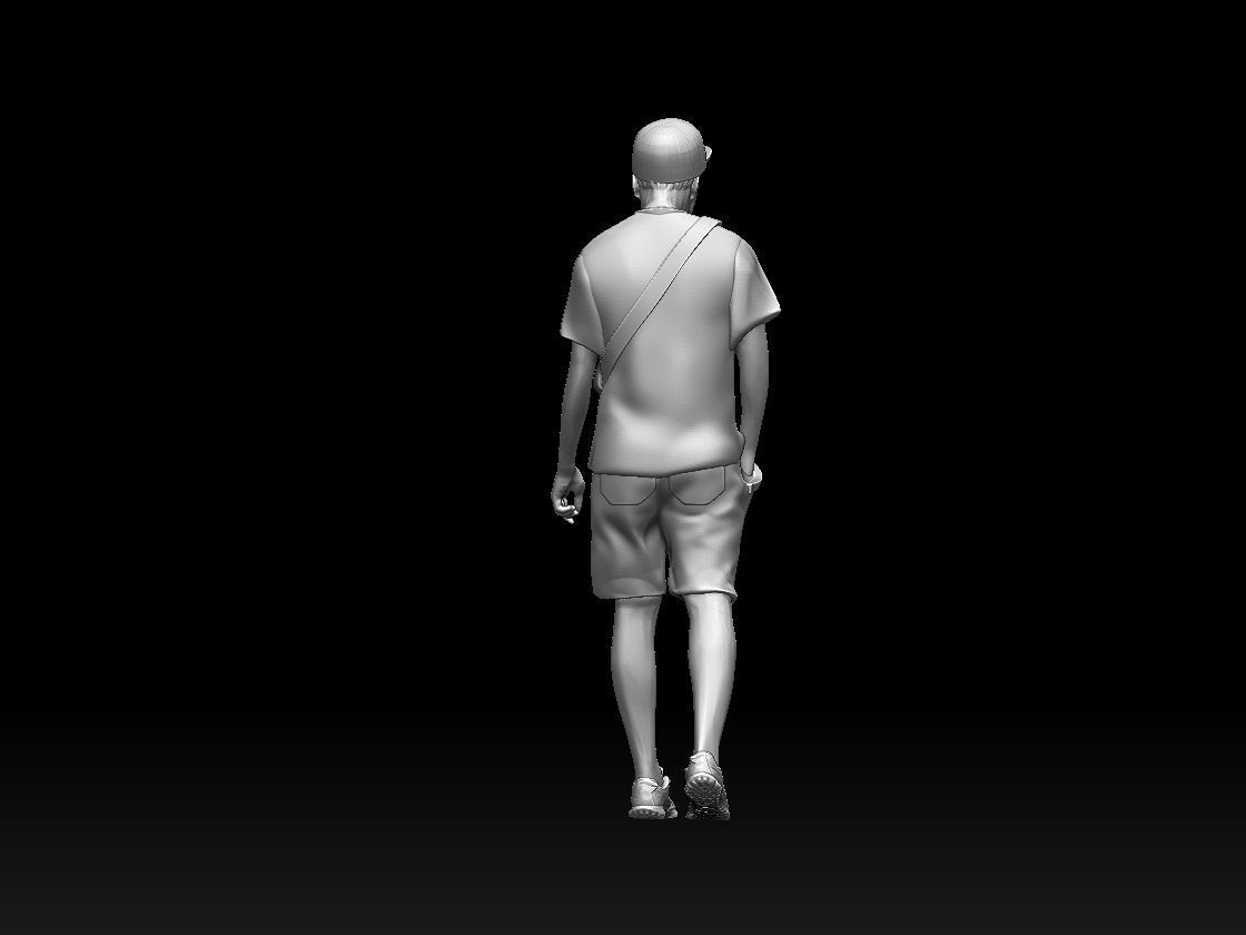 YOUNG MAN  3D print model_4